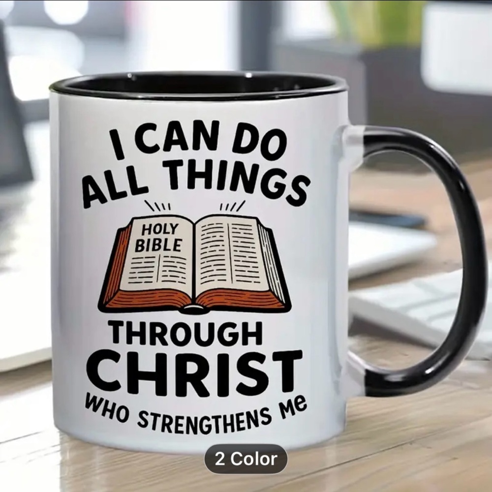 Inspirational Black and White Mug